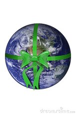 planet-earth-green-bow-17089463